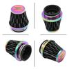 ZSDTRP Colorful Air Filter 35/38/42/45/50/55/58mm Motorcycle Air Filter Intake Pipe for 50cc 110cc 125cc 250cc ATV Dirt Bike
