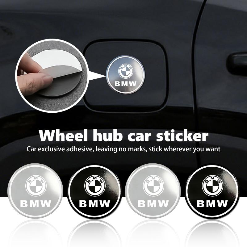 4PCS 56mm Car Styling Wheel Center Hub Caps Stickers Badge For BMW Performance X1 M3 M6 F01 F02 E34 E36 E60 F10 F20 X6