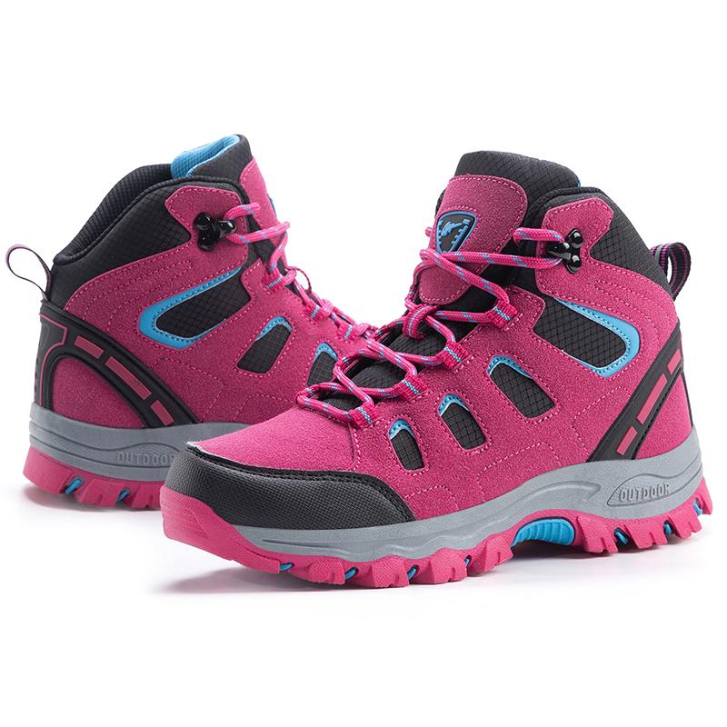 Обувь Зимняя Женская Ботильоны Уличные Треккинговые Ботинки Обувь для Пешего Туризма Женская Обувь для Альпинизма Трекинговые Кроссовки Wandelschoenen Botas Mujer