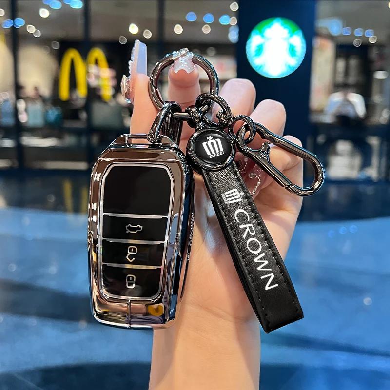 svagd6 Car Remote Key Case Cover for Toyota GR RAV4 Crown Hilux Fortuner Corolla SE 2023 Camry Yaris Land Cruiser Prado Venza Accessory