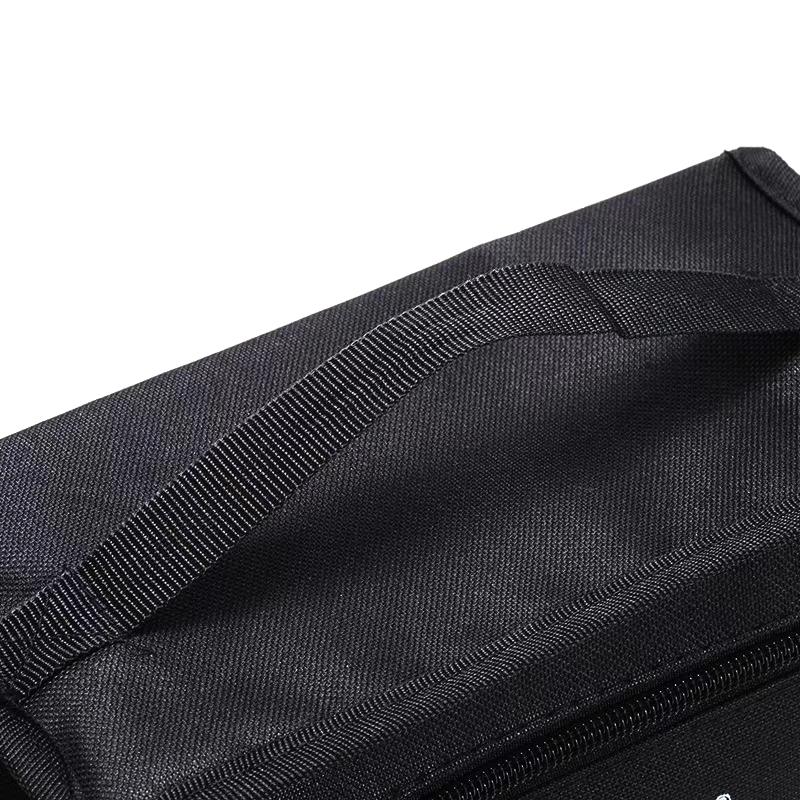12-168Pcs Markers Pen Black Storage Bag Massive Large Capacity Zipper Folding Art Markers Zipper Canvas Pencil Bag