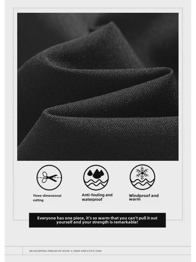 Модная хлопковая куртка с капюшоном для мужчин и пар на осень/зиму — теплая, на бархатной подкладке, утолщенная, повседневная.