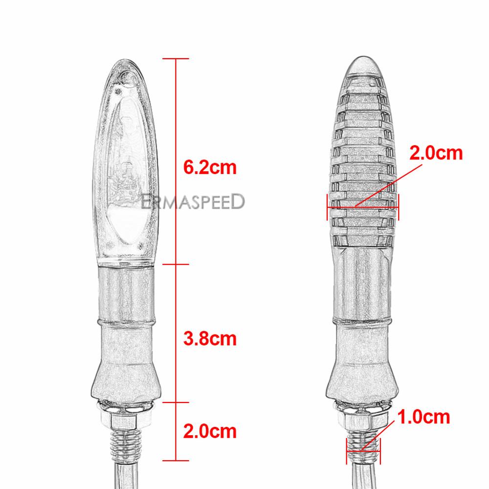 Универсальные мотоциклетные светодиодные указатели поворота, янтарная лампа, задний мигающий сигнал, стоп-сигналы, индикаторы, поворотники для мотоцикла