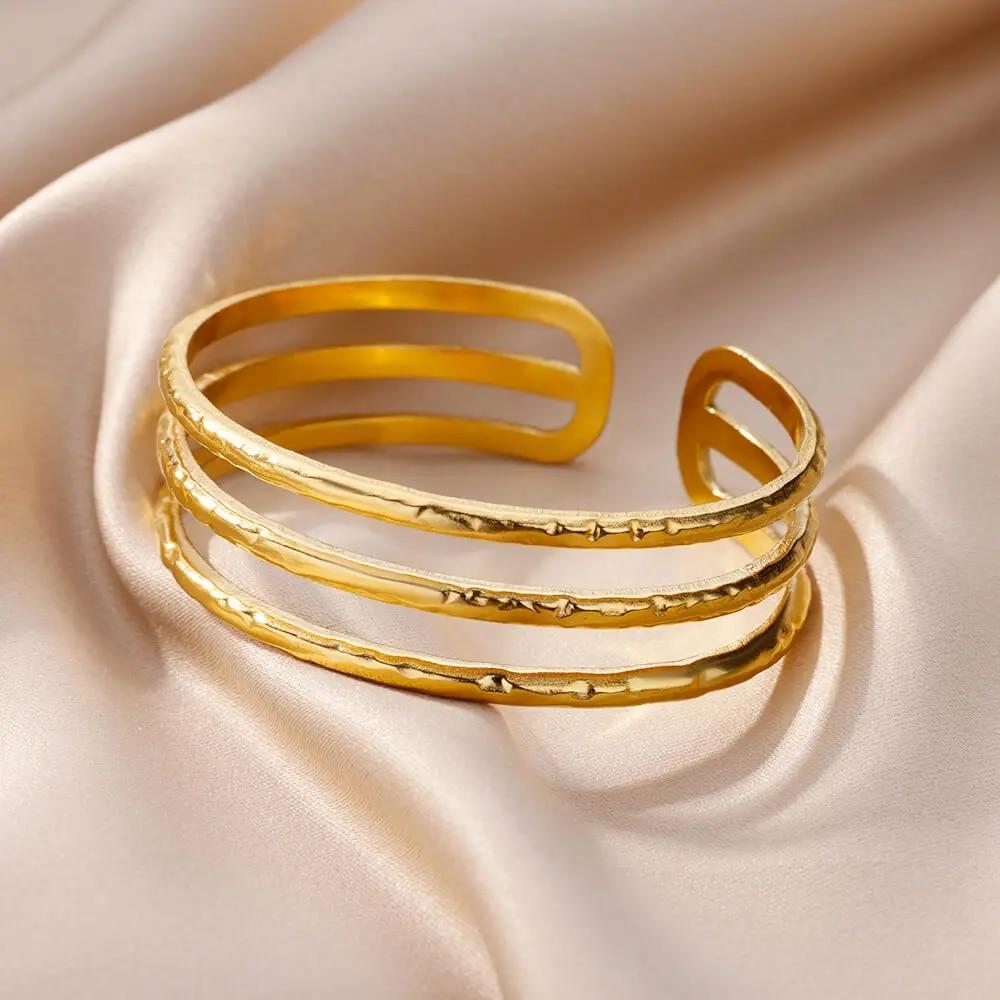 Jesus Bangles Bracelet for Women Stainless Steel Gold Color Luxury Bracelets 2024 Free Shipping Jewelry Pulseras Mujer Bijoux