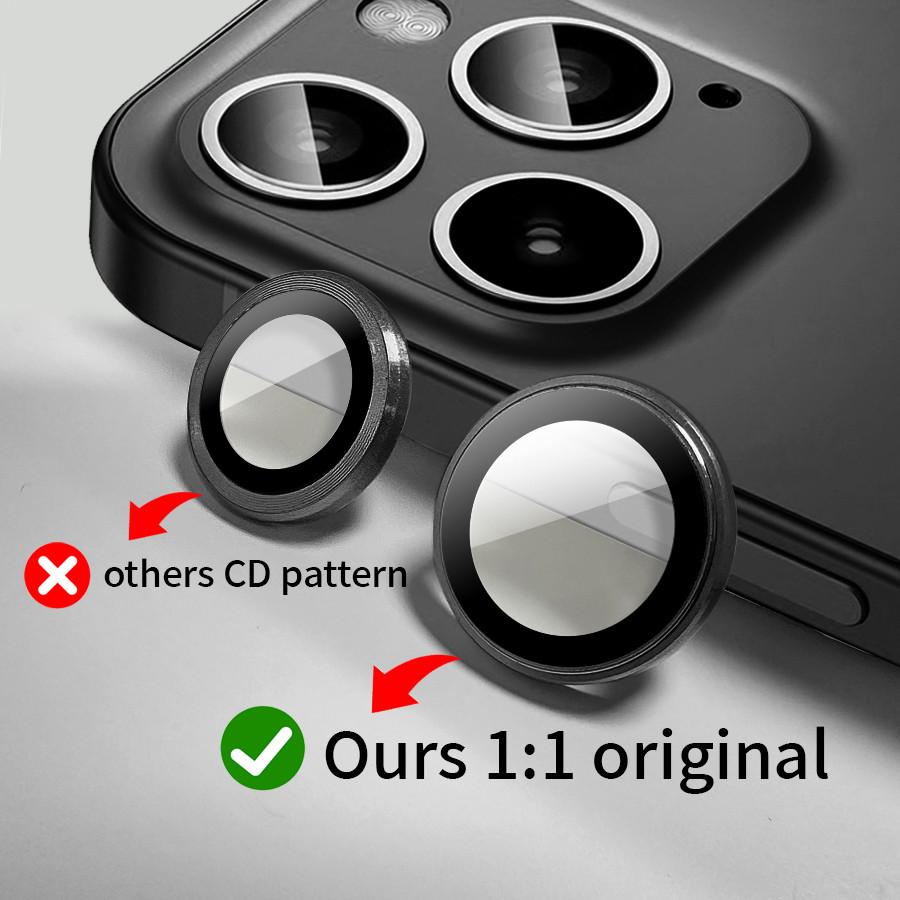 Официальные цвета металлическое индивидуальное кольцо объектив камеры протектор для iPhone 16 Pro Max 16 Plus закаленное стекло протектор экрана крышка