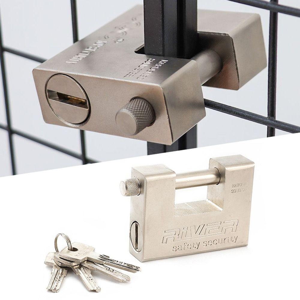 Rectangular Extra Thick 94MM Armoured Padlock Container Warehouse Keys Security Lock Container Lock