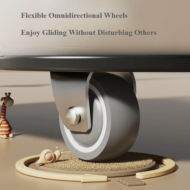 Детская машинка-каталка "Арахисовая спираль" Самокат-ходунки для младенцев со звуком, светом, бесшумными колесами Игрушечная машинка для катания на улице Тренировка баланса Подарок на день рождения