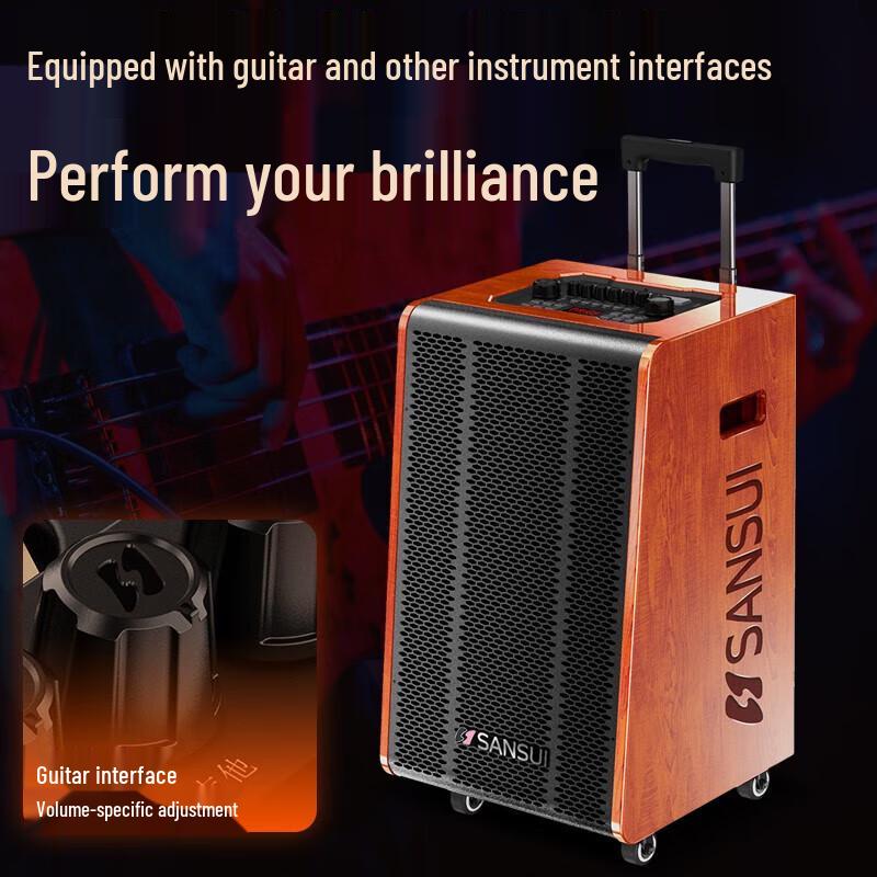 Sansui G12 High-Power Portable Karaoke Speaker