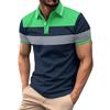 Men's Summer Leisure Culture Breathable Short Sleeved Shirt Top