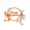 Wreath Cutting Dies for Photo Scrapbooking Card Making Decorations Embossing Stencils Happy Birthday Die Cuts