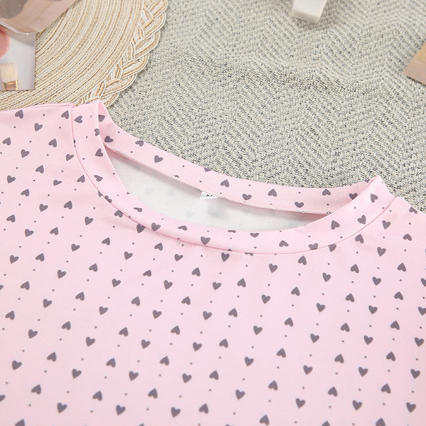 Шорты с короткими рукавами и оборками Spring Love. Пижамы. Два комплекта удобной и мягкой женской домашней одежды.