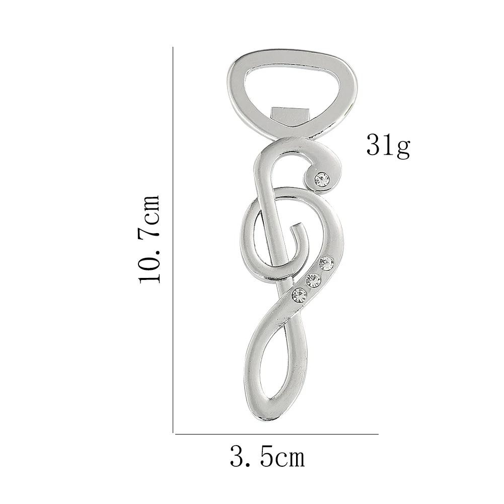 Забавная музыкальная нота открывалка для пивных бутылок горный хрусталь штопор ресторан вечеринка бар инструменты кухонные гаджеты свадебный декор подарок любителю музыки