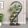 Heart-Shaped Balcony Flower Stand