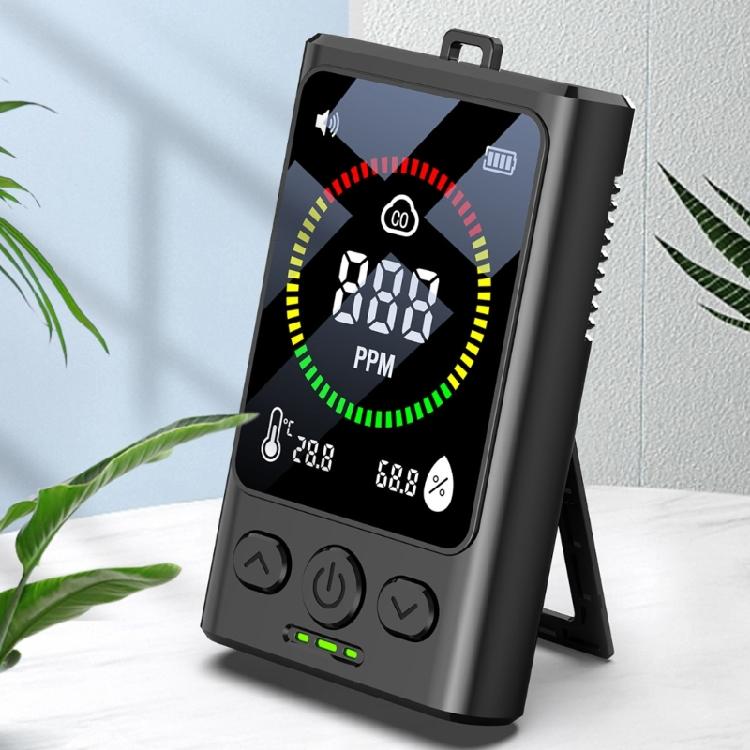 Перезаряжаемые детекторы угарного газа Детекторы угарного газа с датчиками температуры и влажности Тестер CO Измеритель угарного газа