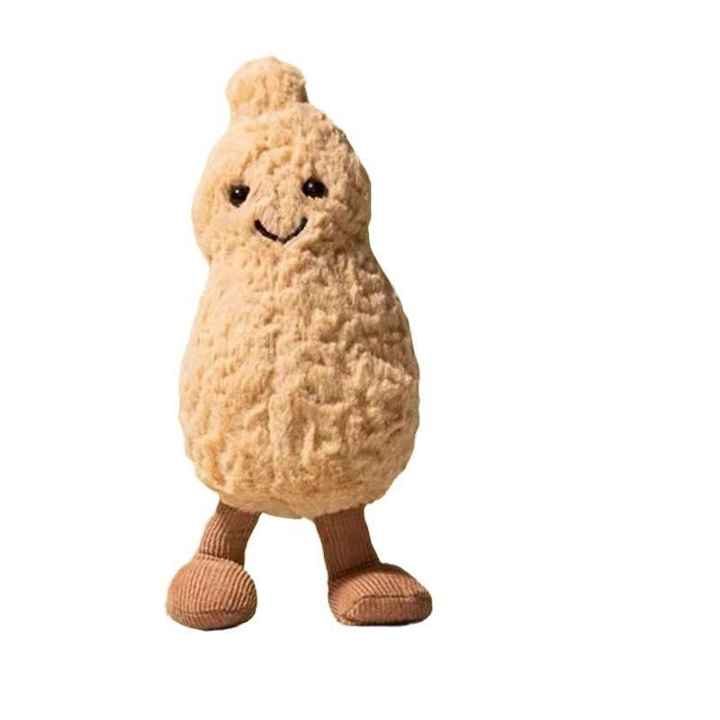 Jelly Cat Cute Peanut Plush Doll Pendant Strawberry Orange Bag Doll Accessories Plush Toy Super Soft Girls Holiday Gift