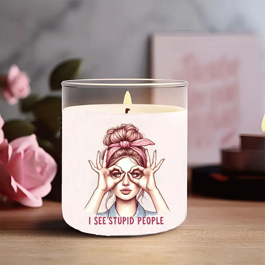 3Pcs Retro 80S Woman Sarcastic Housewife Diy Uv Dtf Rub On Transfer Stickers Craft Glass Mug Cup Wraps Junk Journal Scrapbooking