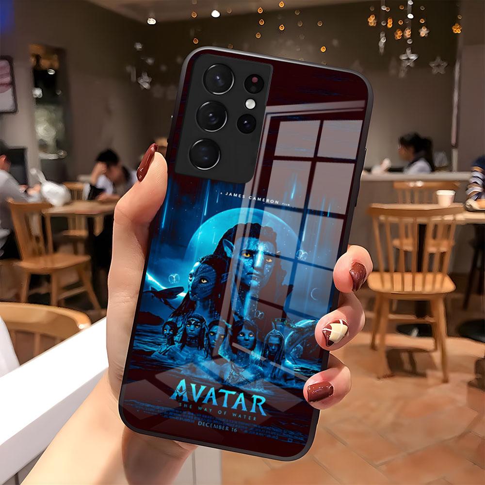 Чехол для телефона Аватар Путь воды Для Samsung A56 A36 A26 A16 A15 A25 A35 A55 A14 A34 A24 A54 Стеклянный чехол