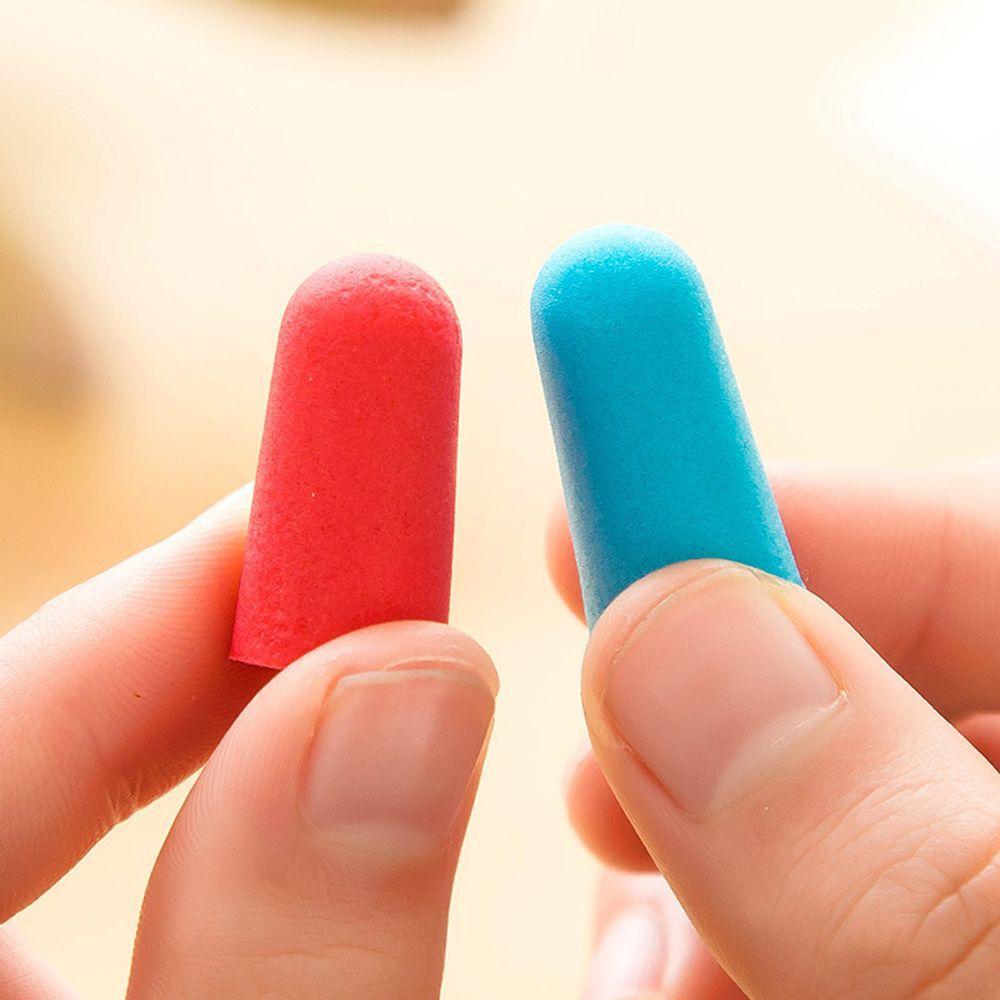 Color Travel Study Rebound Soft Hearing Protector Earplugs Earmuffs Polyurethane Foam Tapered