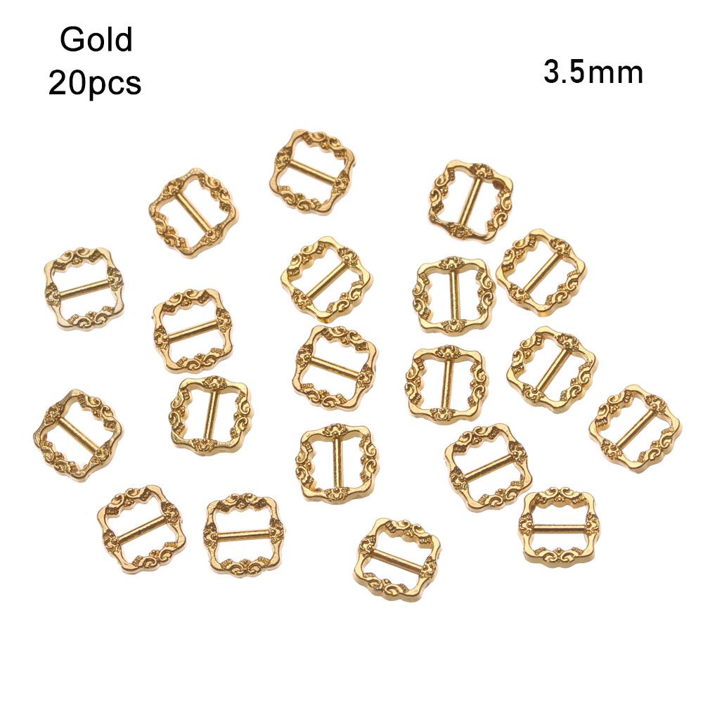 Toys Mini Ultra-small Doll Bags Accessories Diy Dolls Buckles Tri-glide Buckle Pattern Belt Buttons