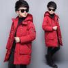 Зимняя детская водонепроницаемая парка детская одежда одежда для мальчиков теплая куртка-пуховик с капюшоном подростковая утепленная верхняя одежда