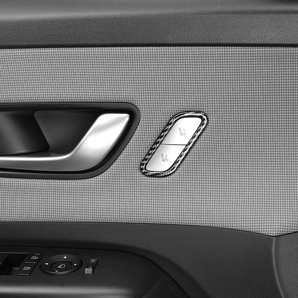 Cars Accessories Car Seat Adjust Button Cover For Hyundai KONA SX2 2024-2026 Car Decoration Styling Upgrade Modify A Car
