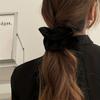 1-Pack Velvet Scrunchies - Elegant Hair Accessories for Holiday Photos & Special Occasions with Snag-Free Design