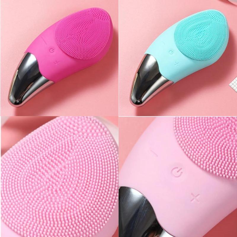 Электрическая щетка для очищения и массажа лица с USB-зарядкой