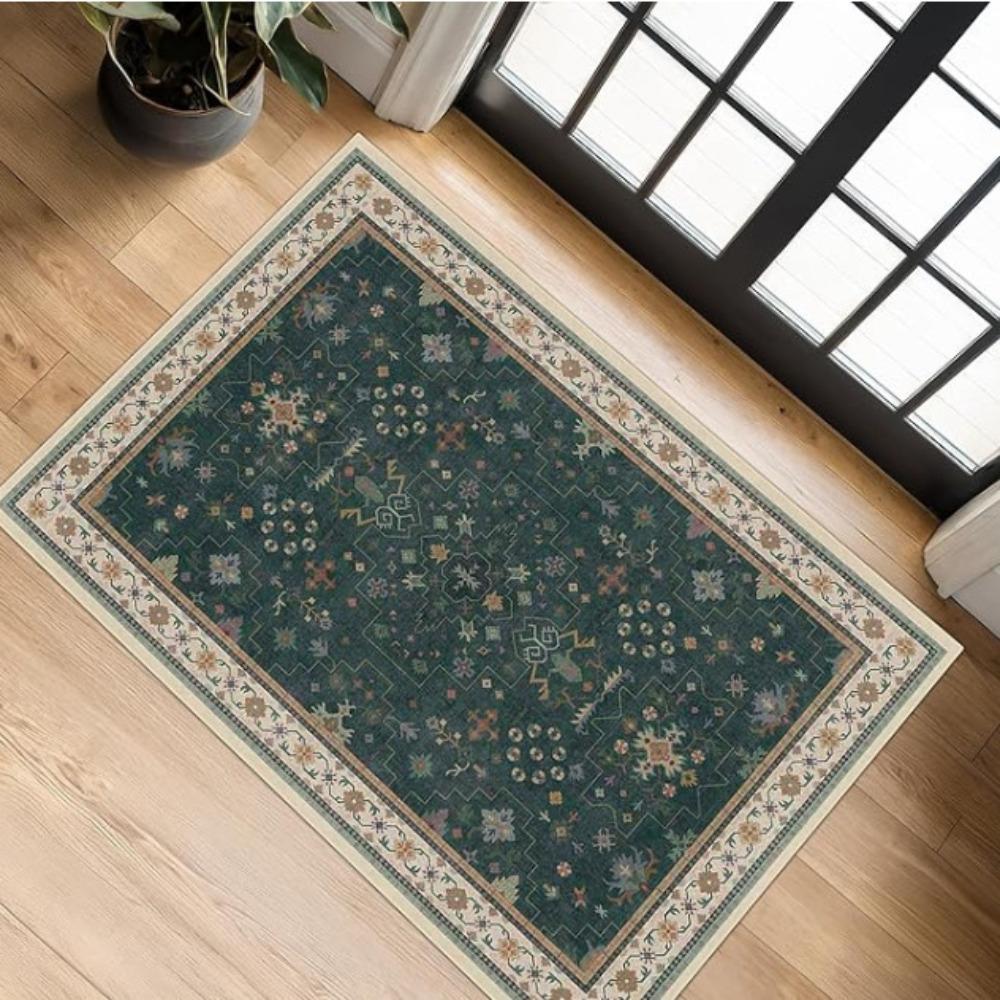 Non-Slip Small Rugs Washable Kitchen Bathroom Door Mat Entryway Rug for Indoor Entrance