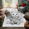 Ковер у входа в дом Домашний коврик у двери Гостиная Ванная Комната Ноги ванная комната Нескользящие коврики с водопоглощением для ванной Счастливого Рождества зима