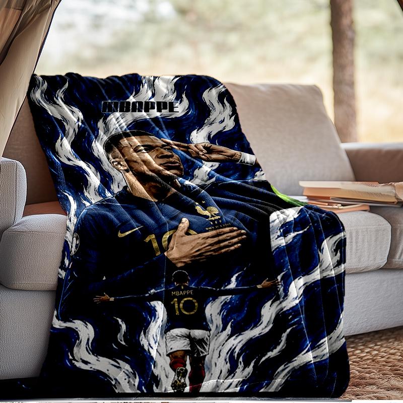 Kylian Poster Blanket Lightweight Ideal Bedding Blanket Perfect for Travel, Camping, Living Rooms, Offices, Sofas, Fan Christmas gift