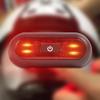 1 шт. фонарь для мотоциклетного шлема, задний фонарь для велосипеда, сигнальный фонарь для мотоциклетного шлема, предупреждающий задний фонарь, водонепроницаемый светодиодный фонарь