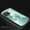 Градиент Любовь Серебро Для iPhone 16 Pro Max 15 Pro 14 13 12 Mini 11 XS Max XR 7 8 Plu SE 2022 Эллиптический Стеклянный Чехол для Телефона