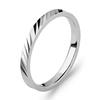 Silver (rhodium) 'Lien d'Amour' Silver Wedding Ring - 2 Mm