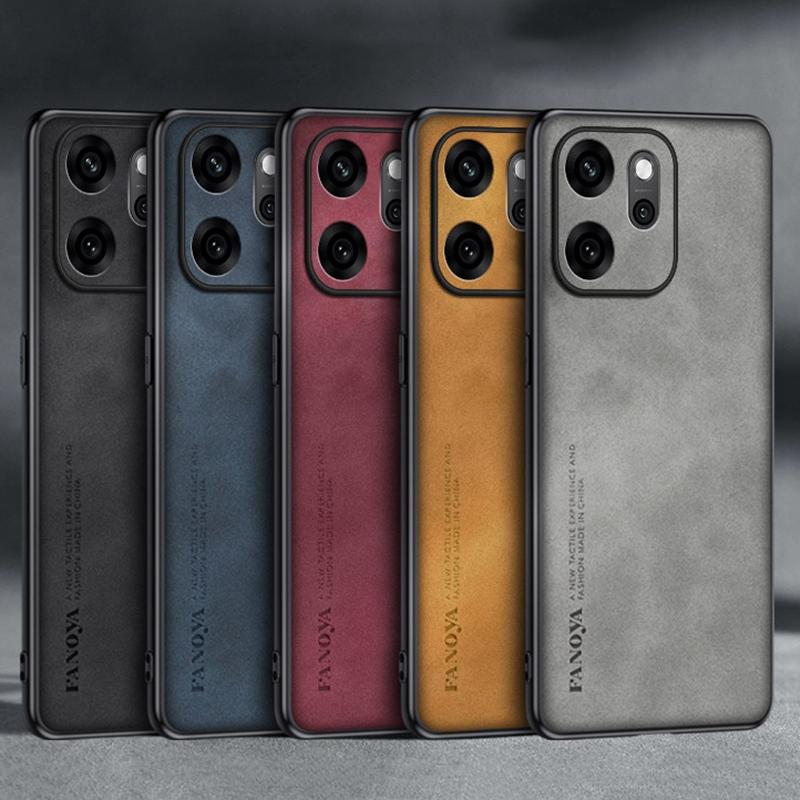 Для OPPO Reno 14F 14 F Чехол Роскошный Чехол для телефона из ПУ кожи Для OPPO Reno14 F 5G Reno14F Задняя крышка Матовый силикон Полная защита