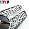 FCM5   Chrome Diamonds Style Racing Grille With Newest 3D Emblem Logo For Mercedes Benz ML-Class W164 2009-2011 ML320 ML350 ML450 ML500