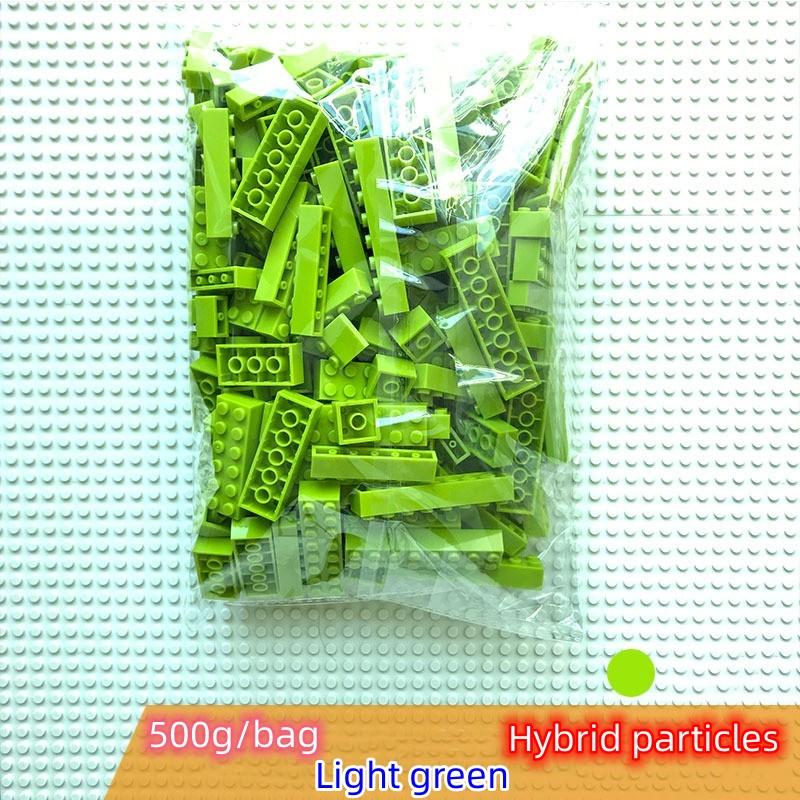 Массовые строительные блоки, 16 цветов, 500 г, 300 шт., детские развивающие игрушки, сделай сам, бесплатная сборка, креативный подарок, минифигурка