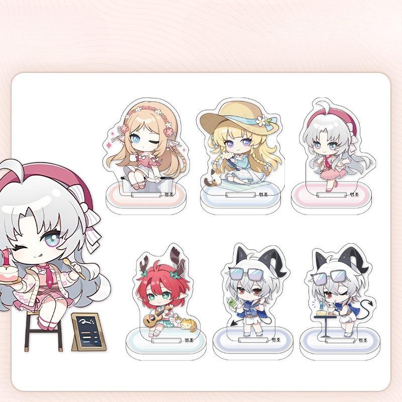 Waves Wuthering Chinese Game Peripherals Full Acrylic Stand Collectible Desk Ornaments Creative Birthday Gifts For Friends Toy