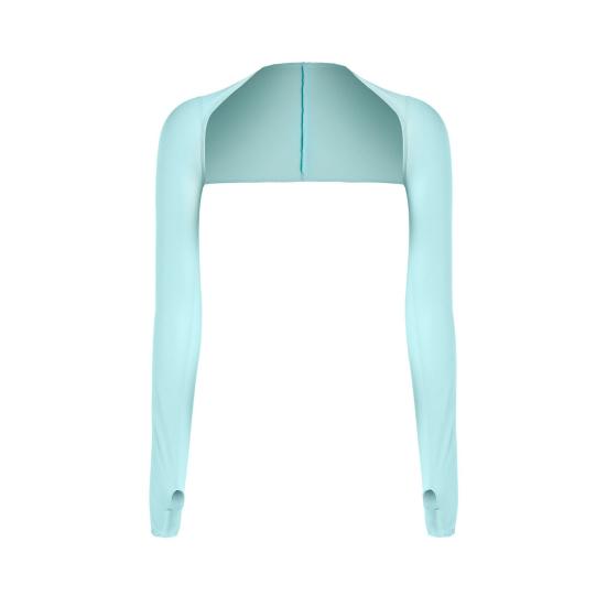 Солнцезащитные рукава для велоспорта, гольфа, анти-УФ, однотонный, ледяной, наплечный, быстросохнущий, повседневный, дорожный, охлаждающий, наплечный рукав