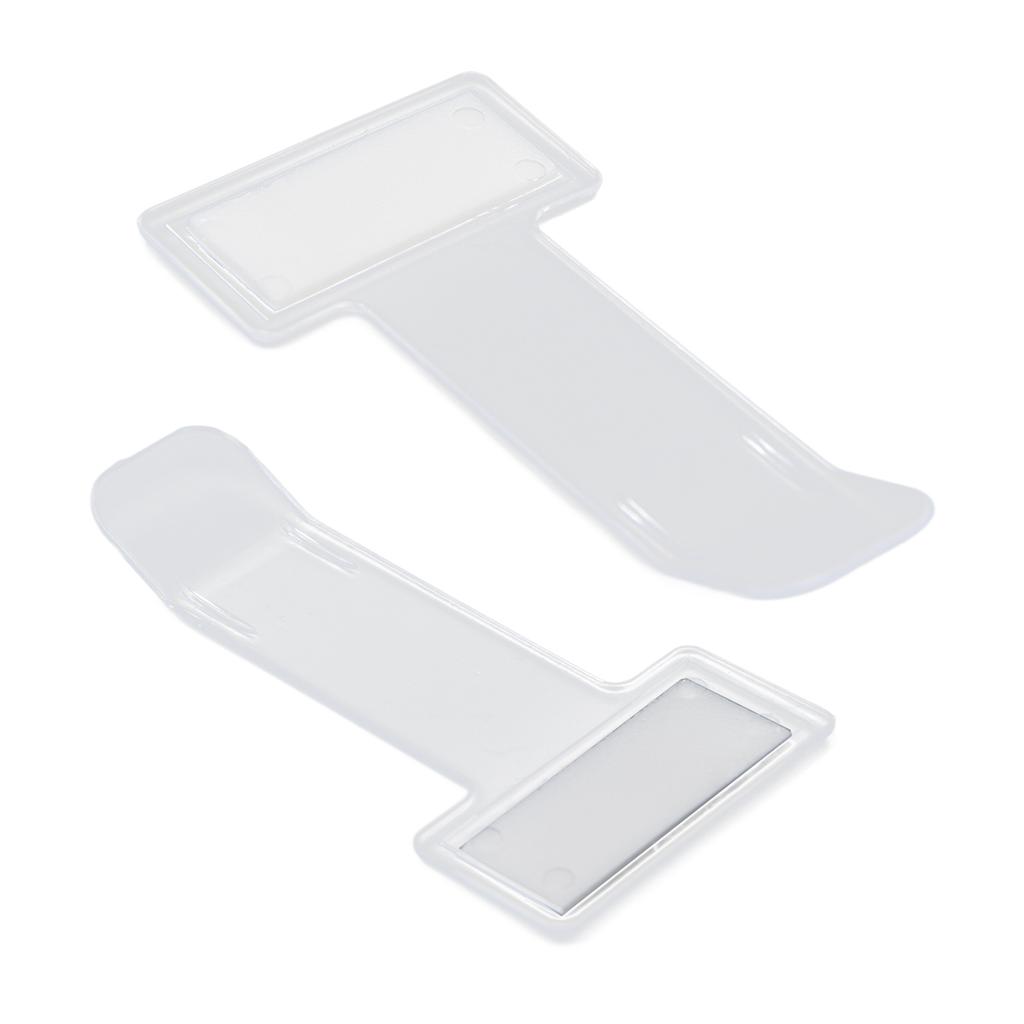 10 шт. зажим для карточек, твердый зажим для сдачи купюр, парковочного талона, экономящий место, прозрачный зажим