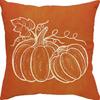 Various Harvest Festival Pumpkin Combination Pillow Covers Set of Four Thanksgiving Decorative Pillow Cushion Covers