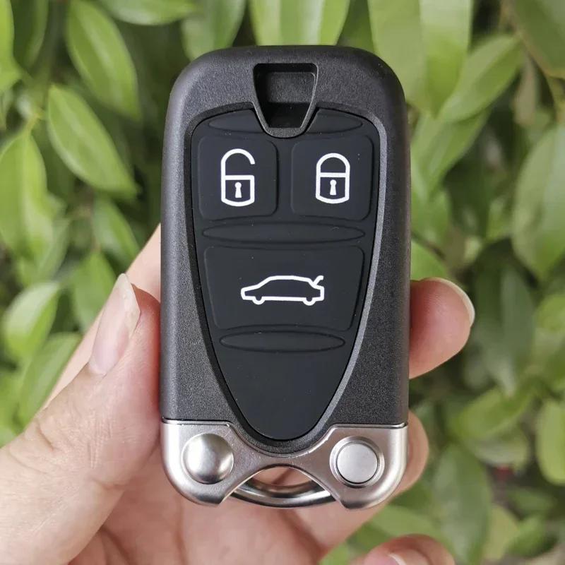 Cocolockey Умный чехол для автомобильного ключа для Alfa Romeo 159 Brera 156 Spider, 3 кнопки, брелок дистанционного управления с держателем для батарейки, новый лезвие