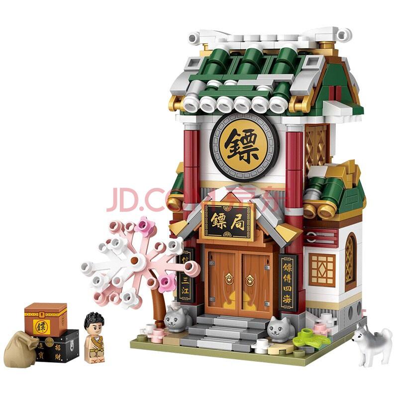 Конструктор LOZ Blocks Мини Уличный Магазин Китайский Стиль Строительные Кирпичики Бар Продуктовый Магазин Сборные Игрушки Для Детей Рождественские Подарки Девочкам 1722