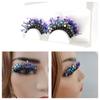 False Eyelashes Party Luminous Eyelashes Glitter Colored Eyelashes Lashes Extension Fake Eyelashes