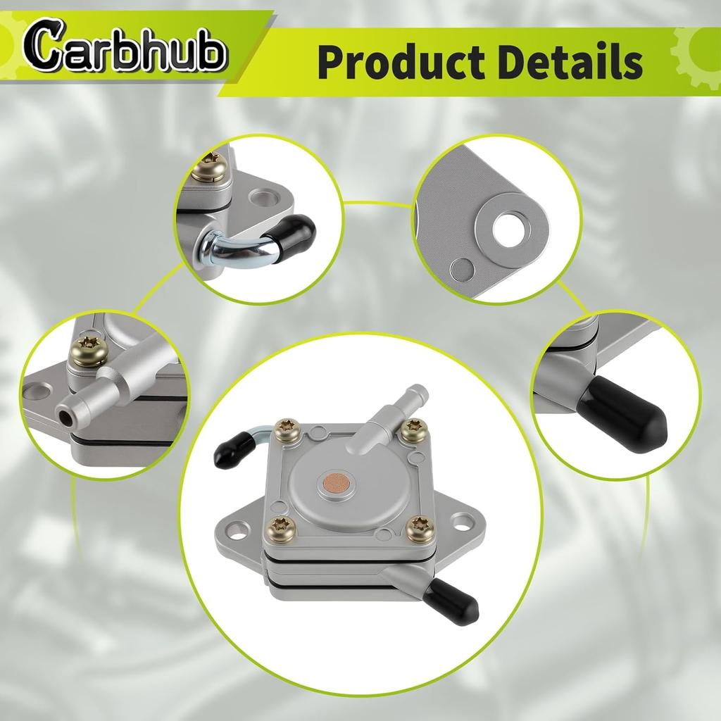Carbhub 1014523 Fuel Pump For Club Car Gas Golf Cart DS Precedent From 1984 To Present 290FE 350FE Kawasaki Engine 1014523