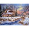 5D алмазная живопись Зимняя Природа вышивка крестиком Мозаика картина из стразов Diy Алмазная вышивка полный набор Декор снежного пейзажа