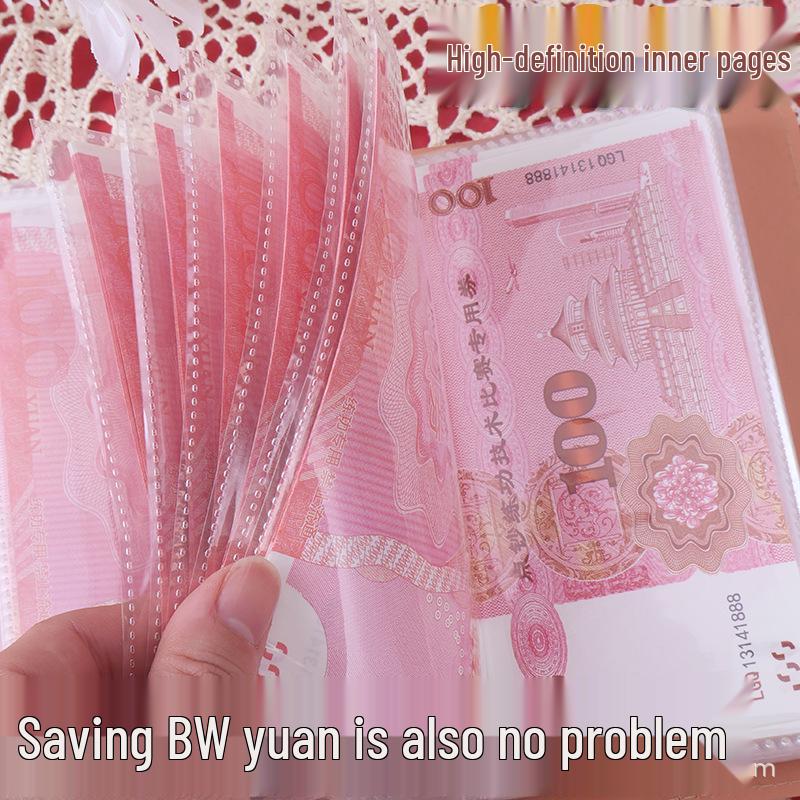 Альбом для накопления наличных и банкнот большой емкости