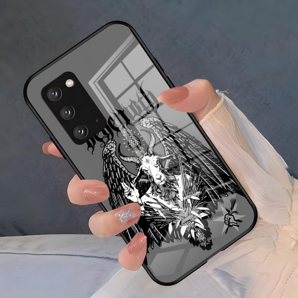 Чехол для телефона Behemoth для Samsung A25 A13 A33 5G A54 A36 A35 A56 A52 A14 Ударопрочная стеклянная крышка