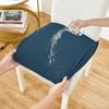 Waterproof Jacquard Chair Cover Spandex Stretch Stool Case Dining Room Kitchen Adjustable Chairs Pad Cover Pad for Home Hotel