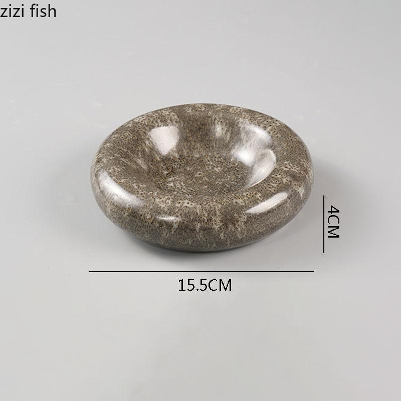 Креативная двухслойная керамическая обеденная тарелка, теплоизоляционная тарелка, толстая суповая тарелка, суши, десертные тарелки, специальная ресторанная посуда