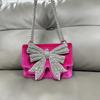 London Diamond Studded Bow Bag Модные роскошные женские сумки на цепочке через плечо Сумка-бабочка для девочек Подарки на вечеринку
